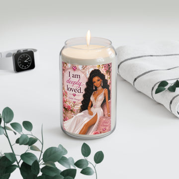 I Am Deeply Loved Doll Illustration Candle | Soy Candle 13.75oz