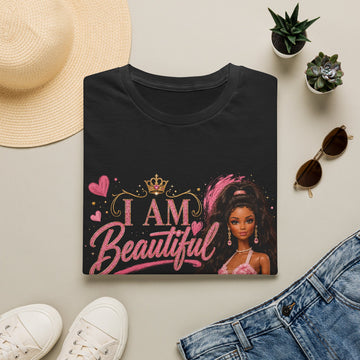 I AM Beautiful T-Shirt — Empowering Girl Power Tee