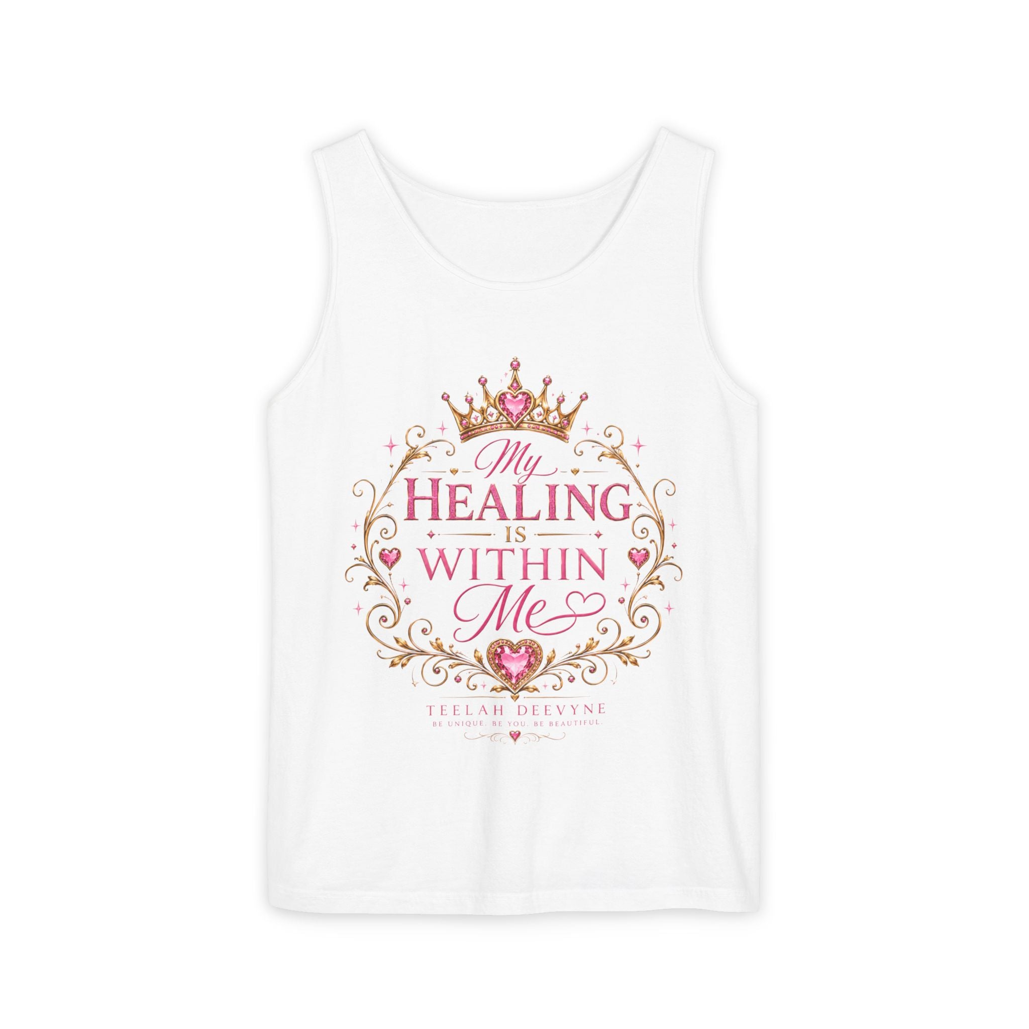 Healing Within Me Tank Top — Inspirational Women’s Spiritual Affirmation