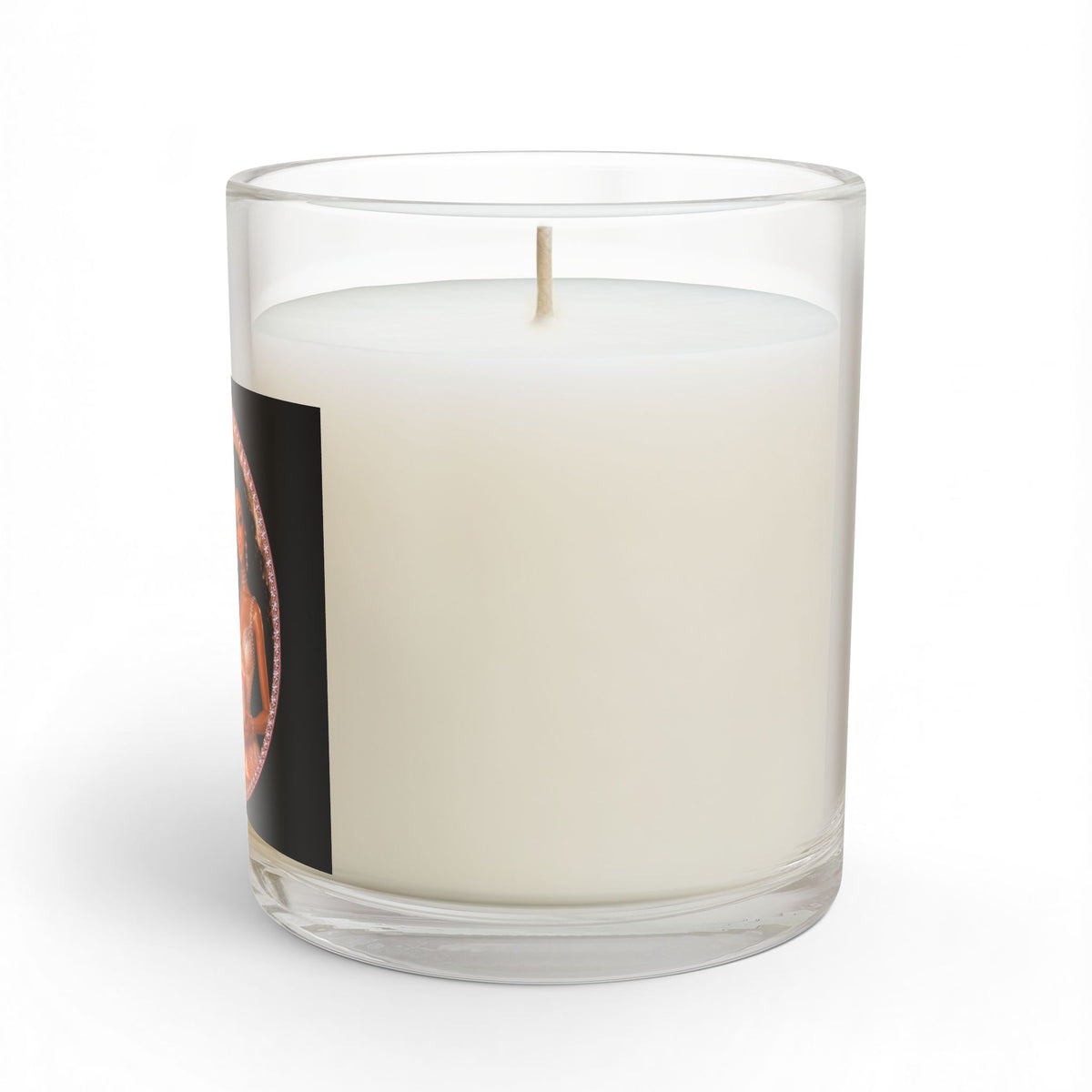 Glam African American Woman Candle, Soy Glass Candle | Pink Rose Luxe Label