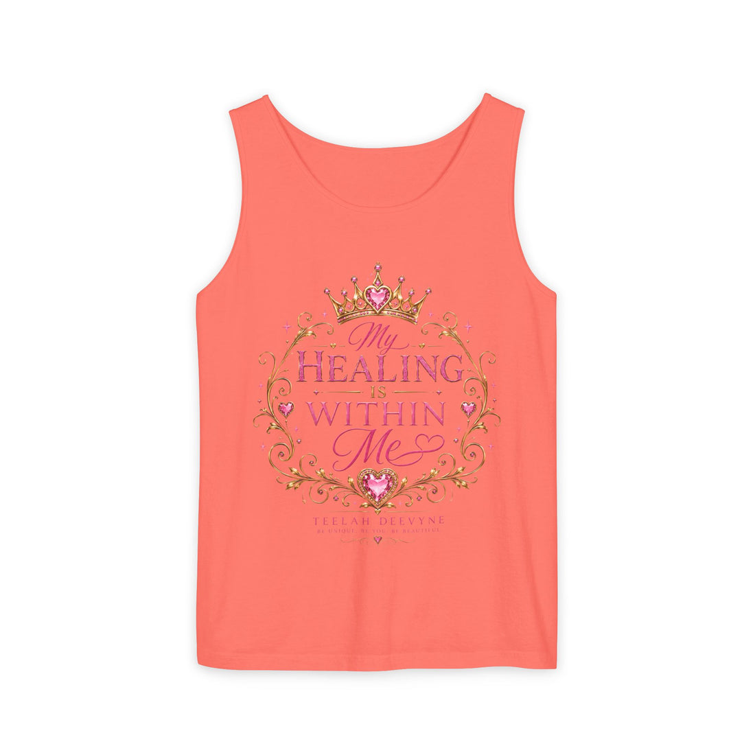 Healing Within Me Tank Top — Inspirational Women’s Spiritual Affirmation