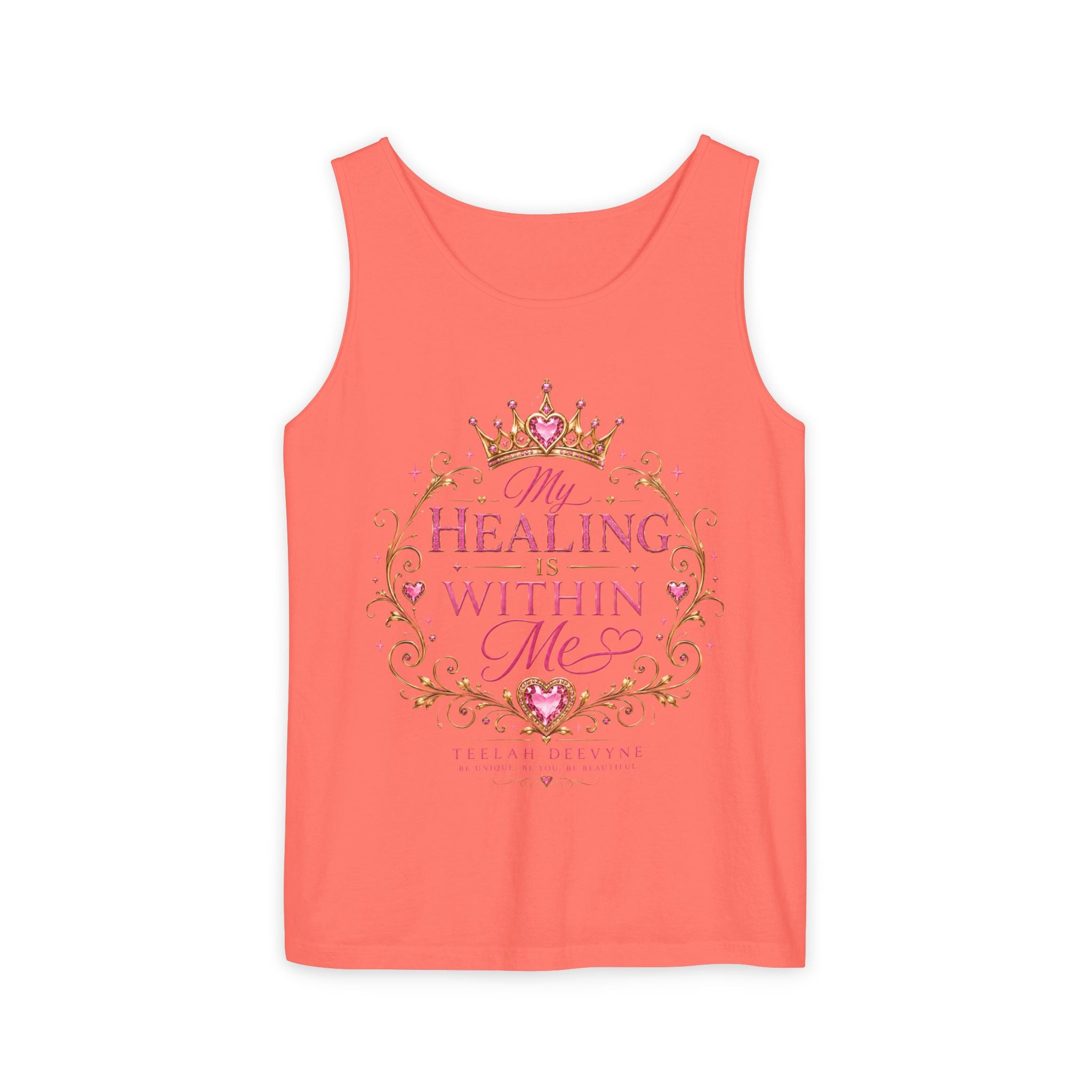 Healing Within Me Tank Top — Inspirational Women’s Spiritual Affirmation