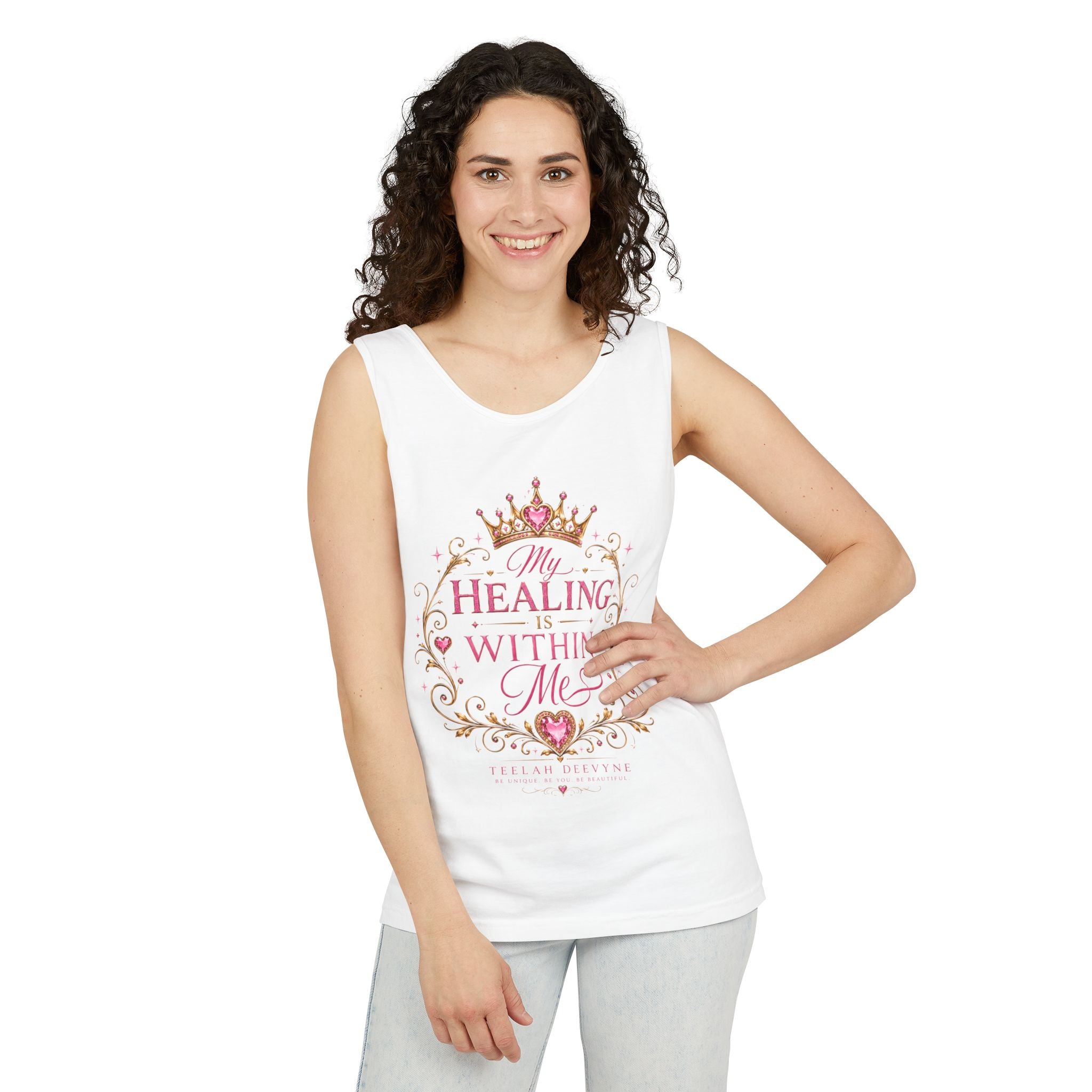 Healing Within Me Tank Top — Inspirational Women’s Spiritual Affirmation