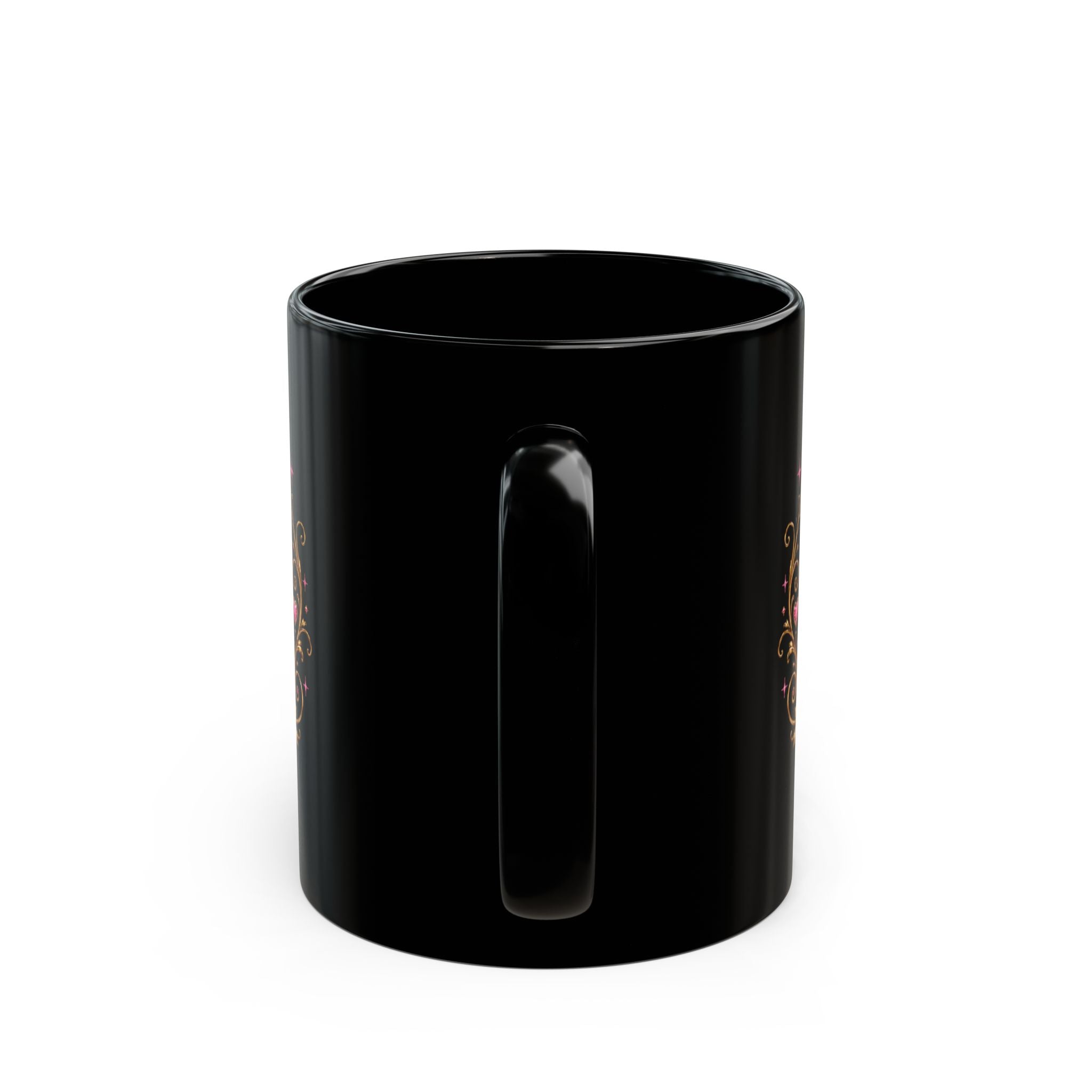 My Healing Is Within Me Black Mug — Inspirational Self-Care Coffee Cup (11oz/15oz)