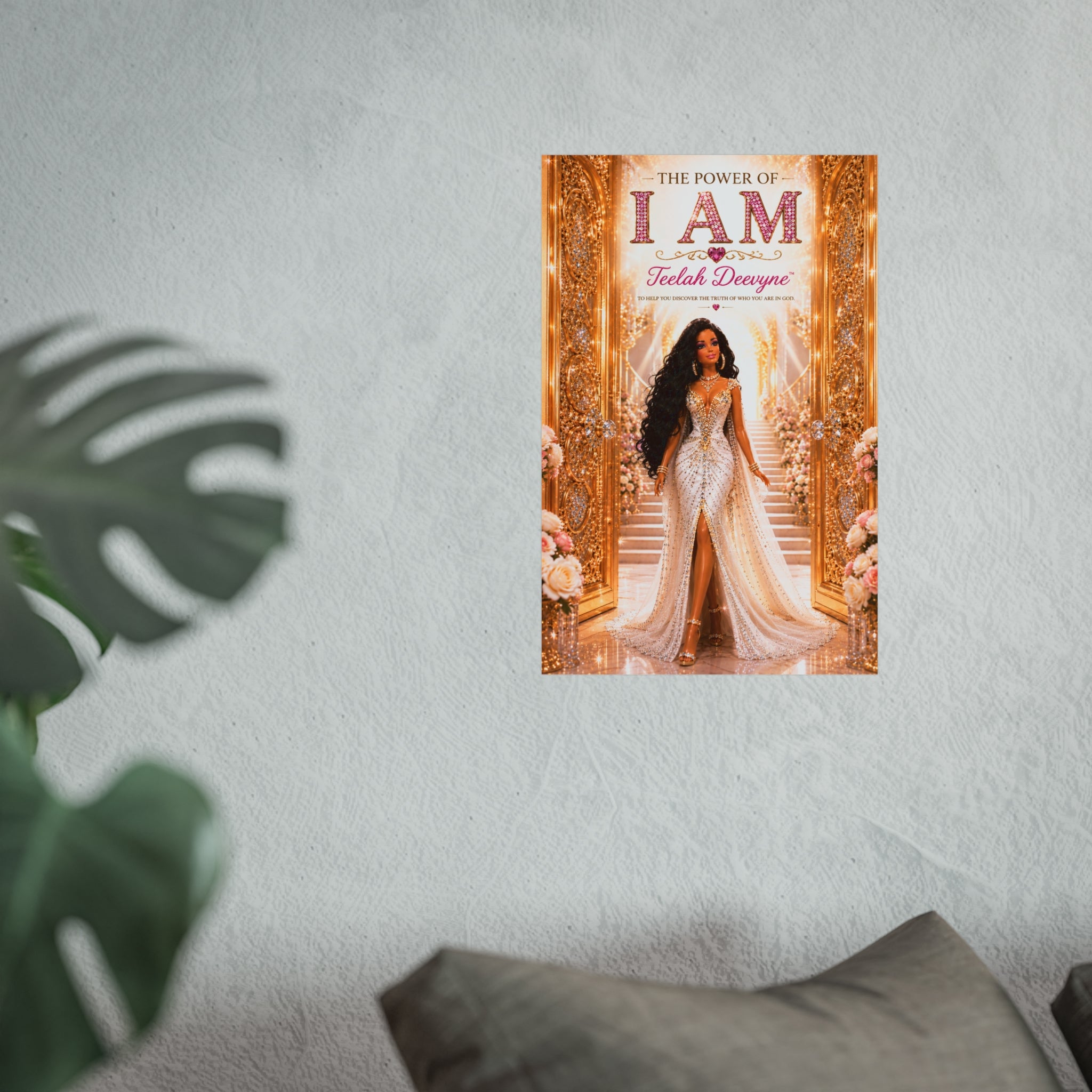 I AM Fine Art Poster — Inspirational Black Woman Empowerment Wall Art