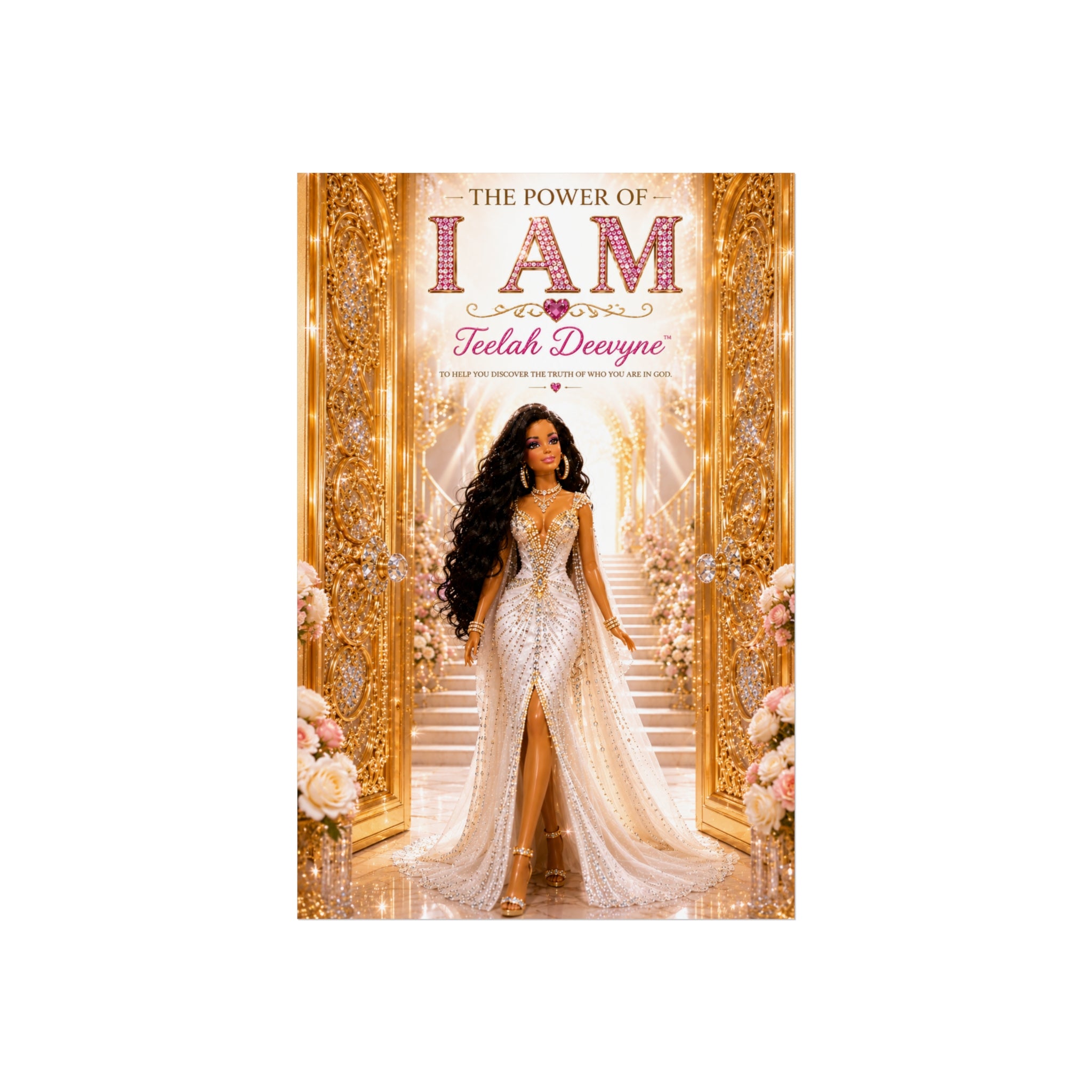 I AM Fine Art Poster — Inspirational Black Woman Empowerment Wall Art