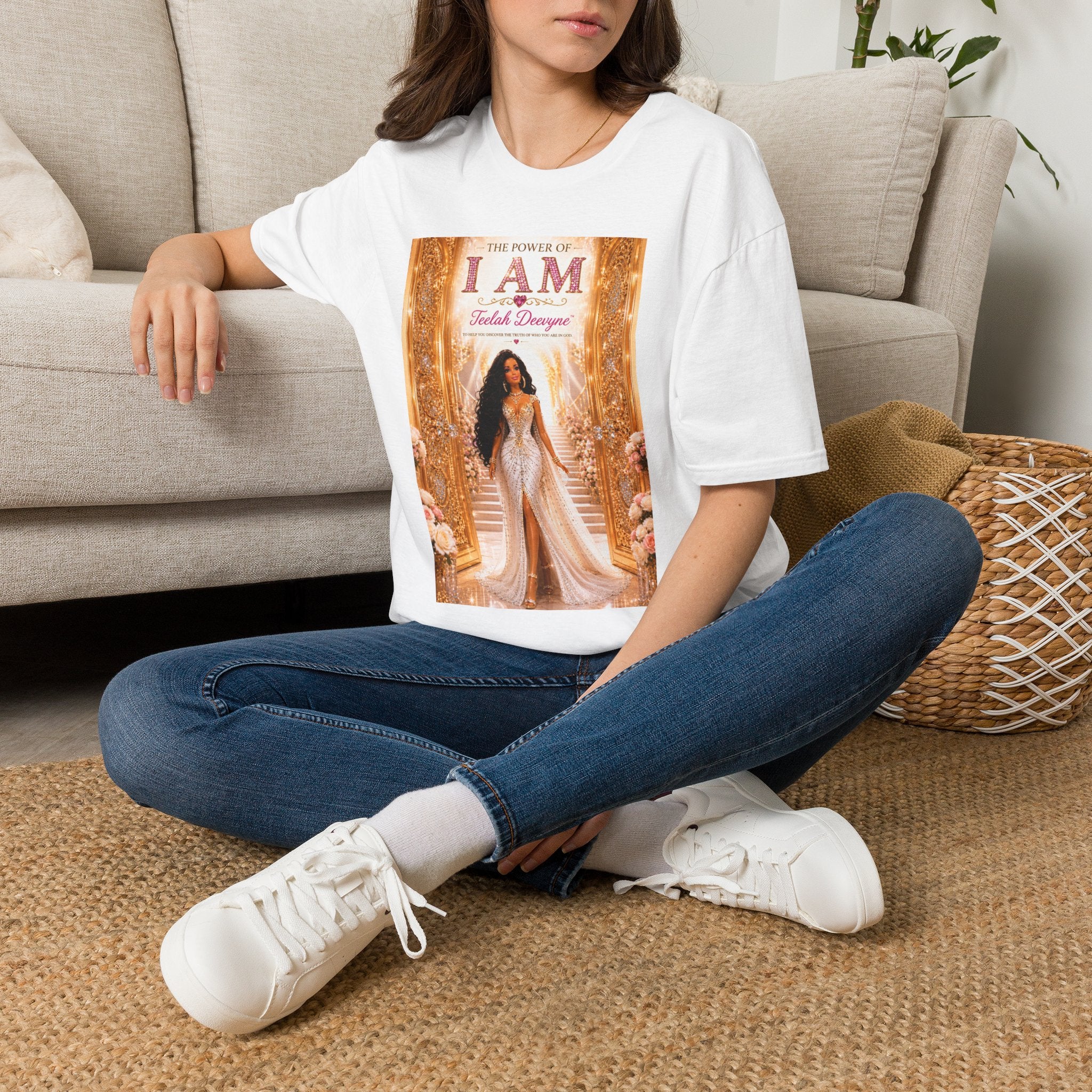 I AM Inspirational T-Shirt — 'The Power of I AM' Motivational Graphic Tee