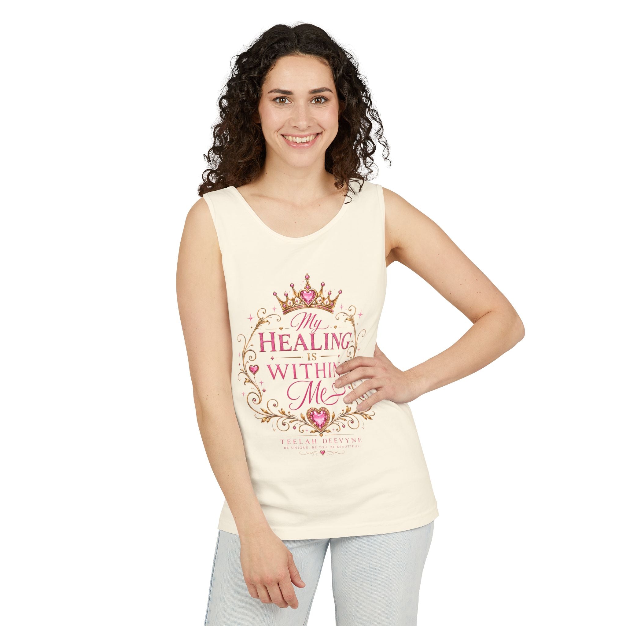 Healing Within Me Tank Top — Inspirational Women’s Spiritual Affirmation
