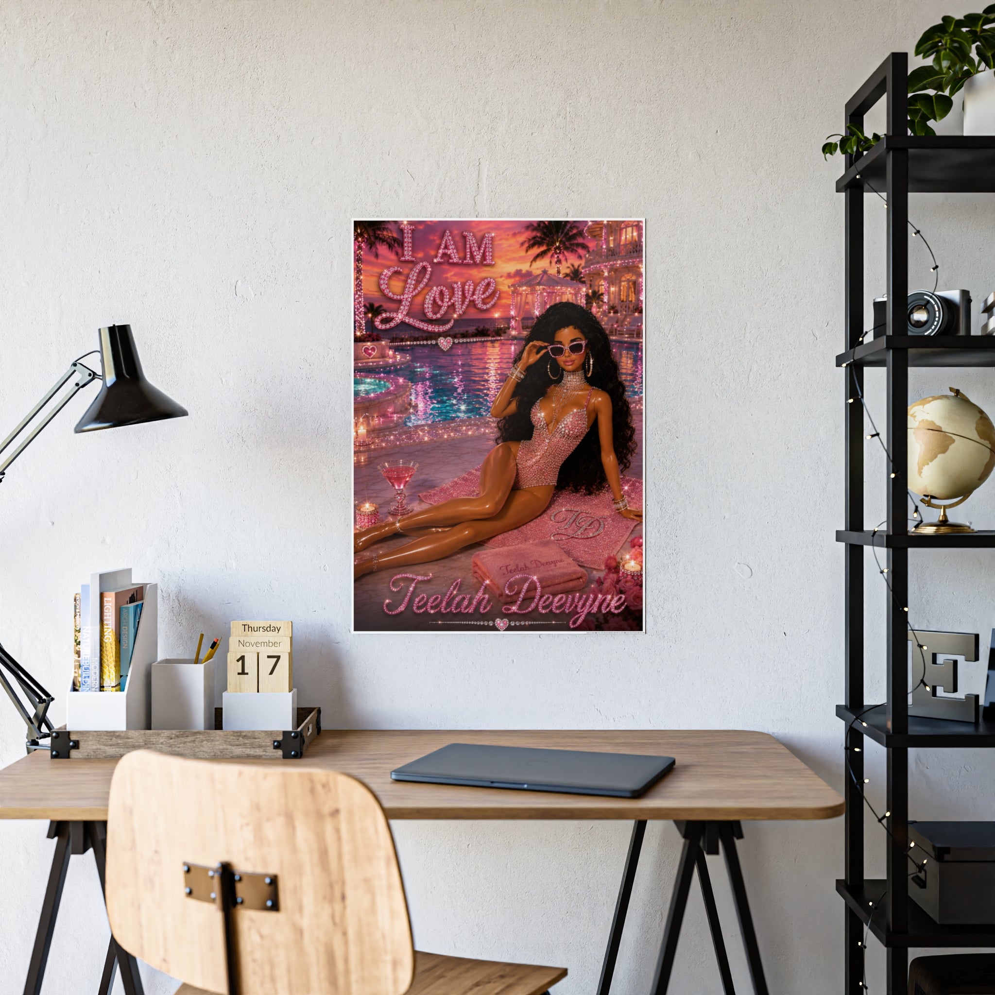I Am Love Barbie-style Pinup Poster | Gloss Poster