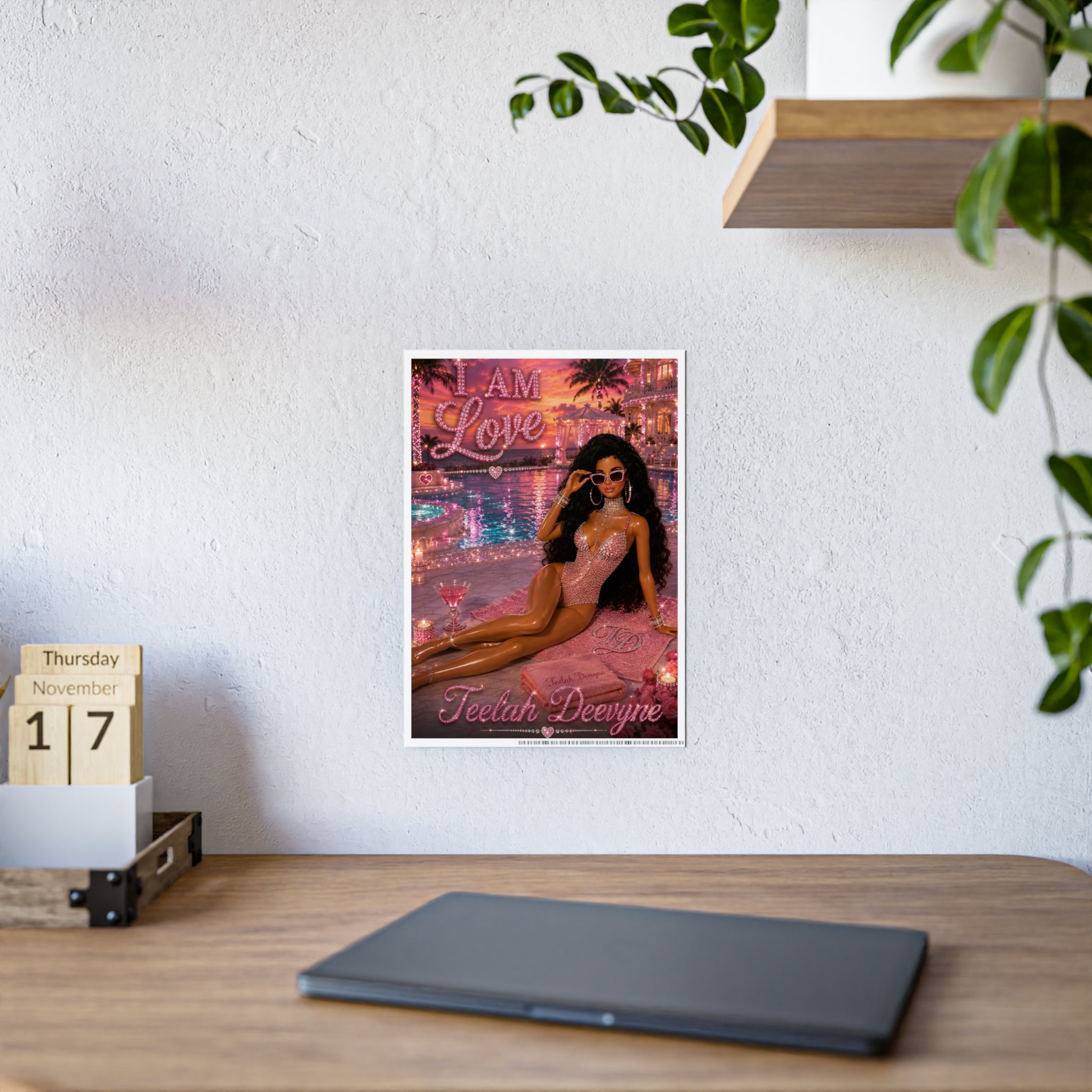I Am Love Barbie-style Pinup Poster | Gloss Poster