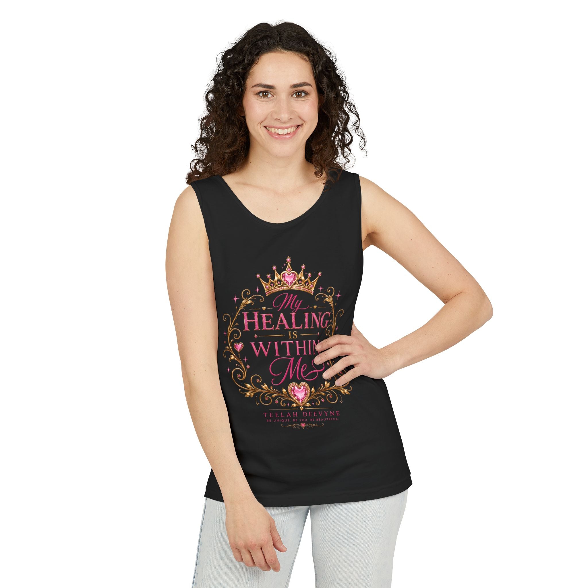 Healing Within Me Tank Top — Inspirational Women’s Spiritual Affirmation
