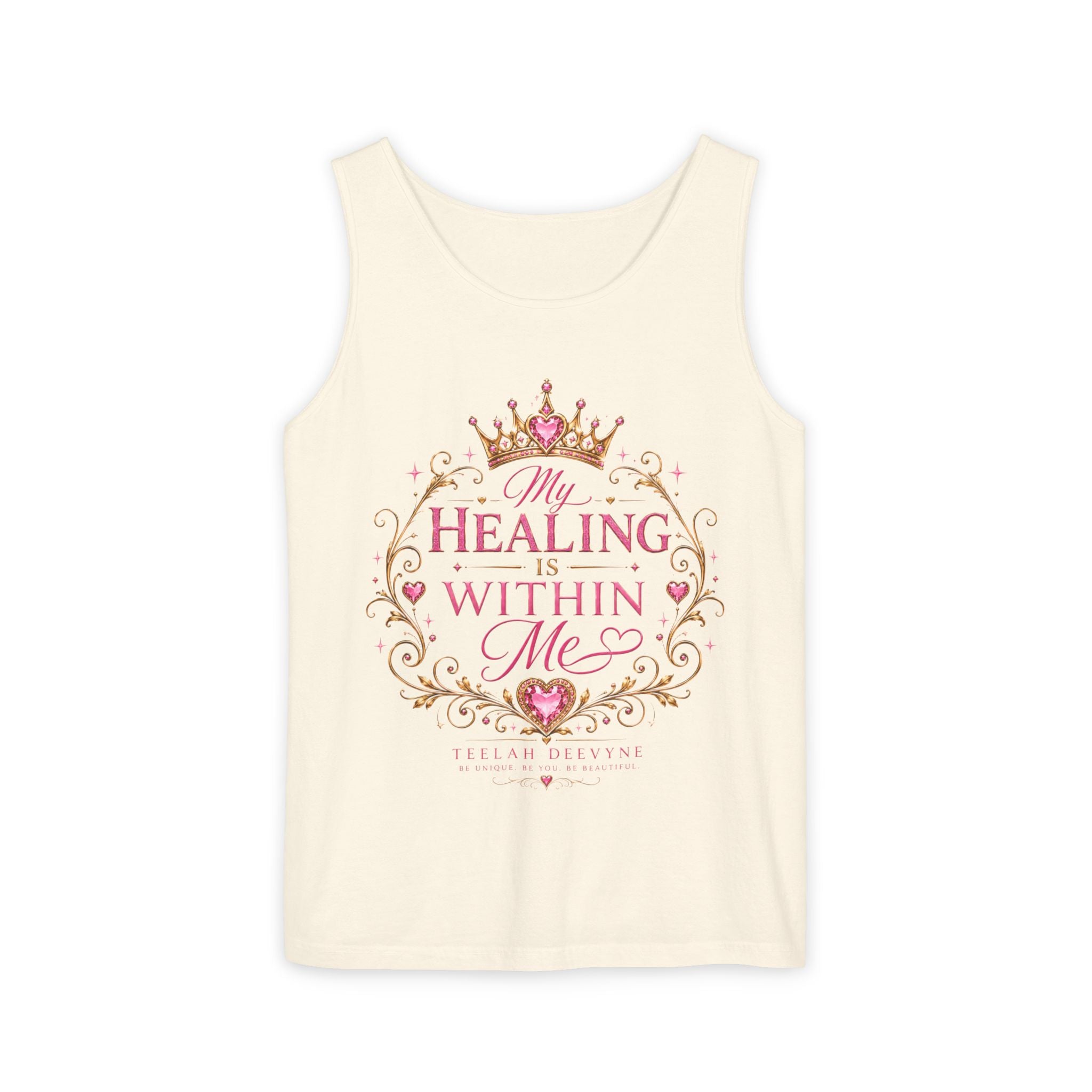 Healing Within Me Tank Top — Inspirational Women’s Spiritual Affirmation