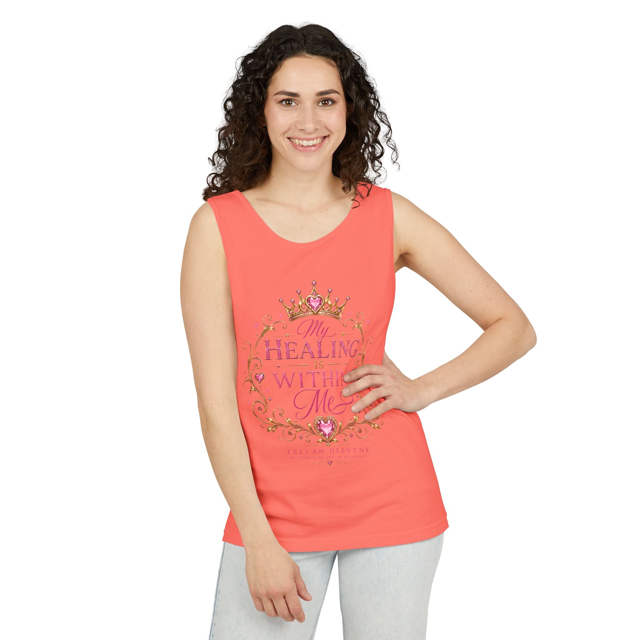 Healing Within Me Tank Top — Inspirational Women’s Spiritual Affirmation