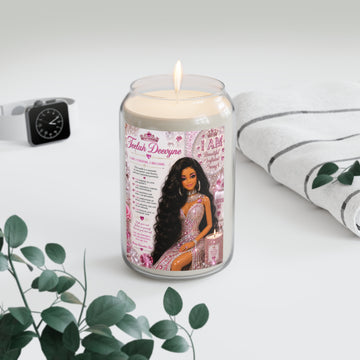 Affirmation Barbie Soy Candle — 'I Am' Inspirational Scented Candle (13.75 oz)