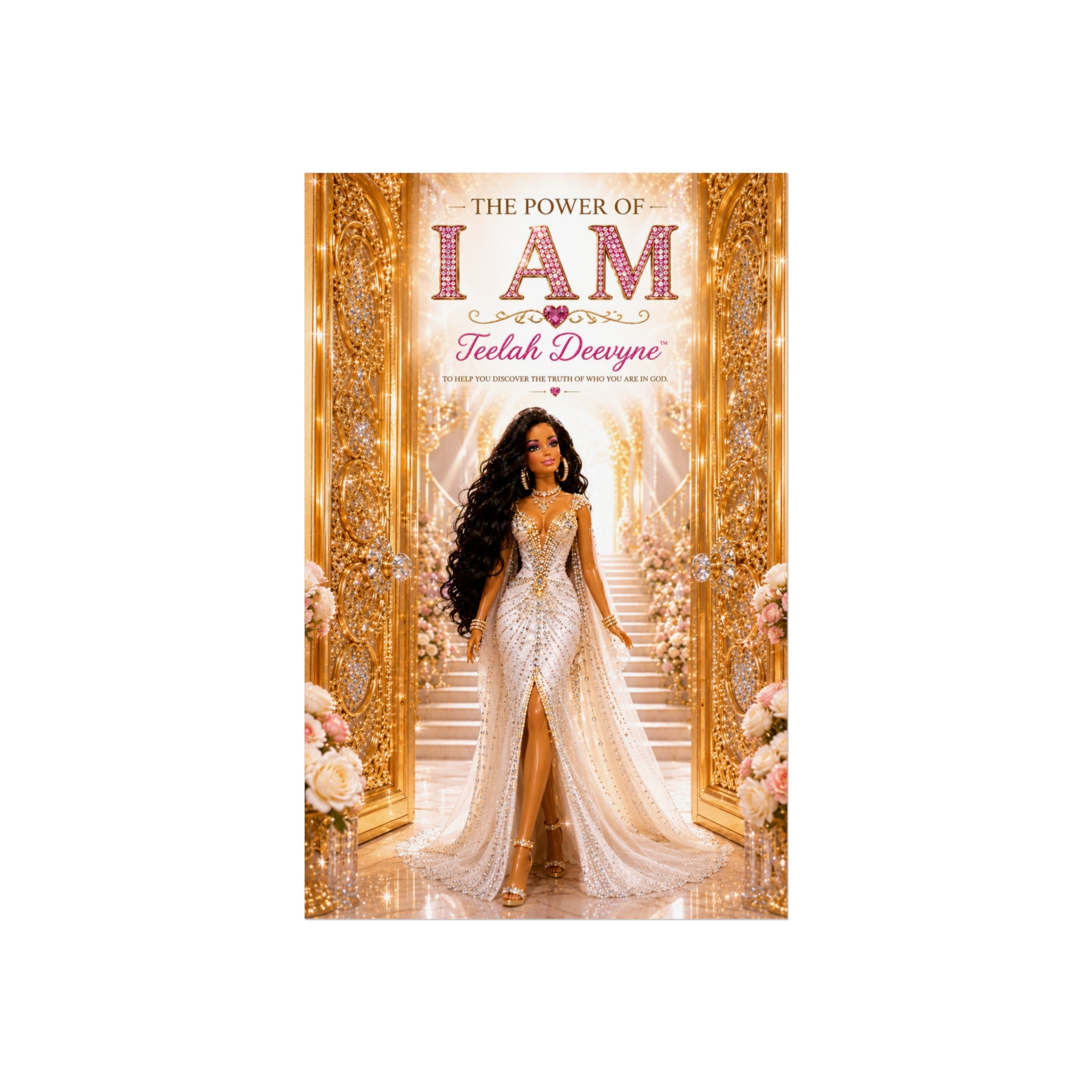 I AM Fine Art Poster — Inspirational Black Woman Empowerment Wall Art