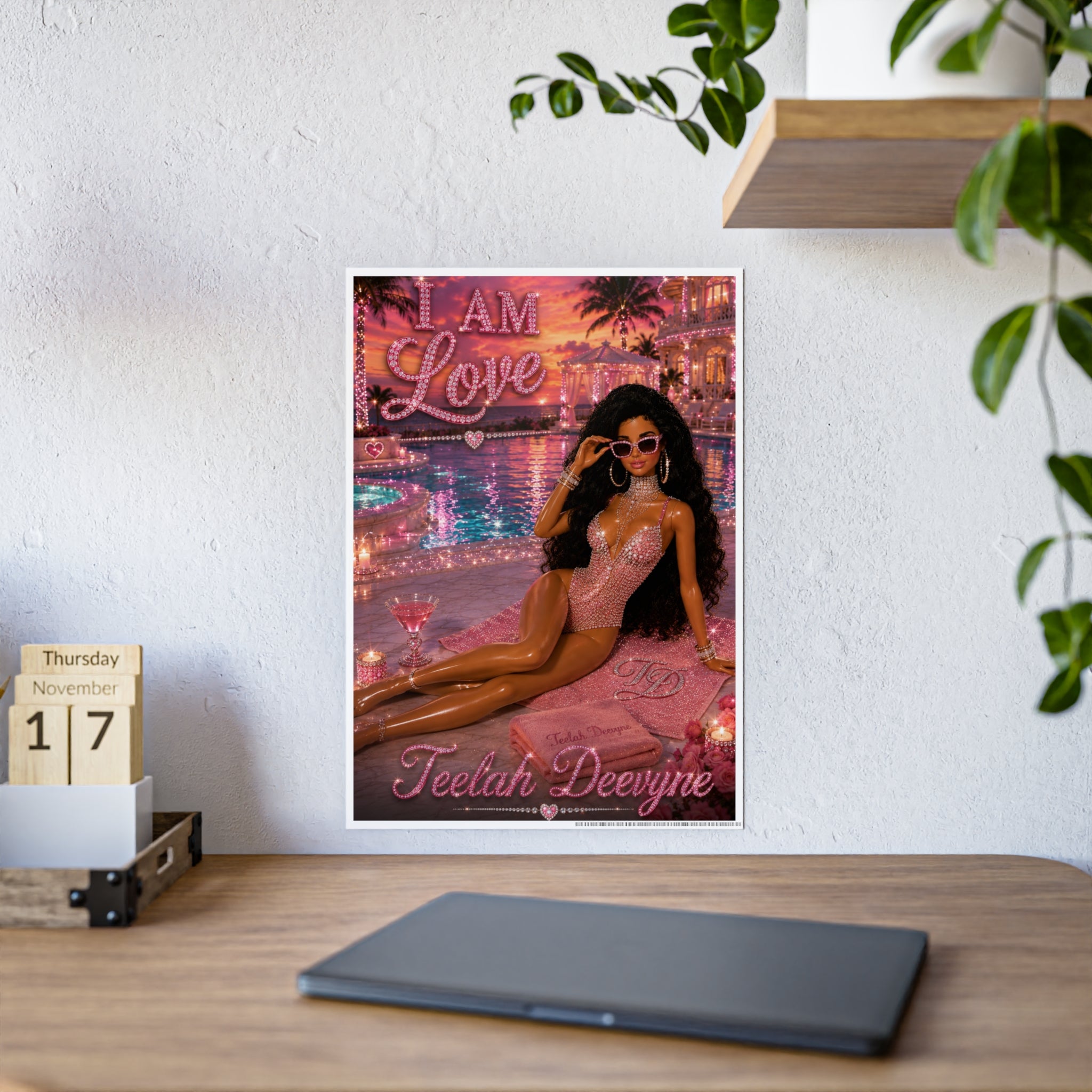 I Am Love Barbie-style Pinup Poster | Gloss Poster