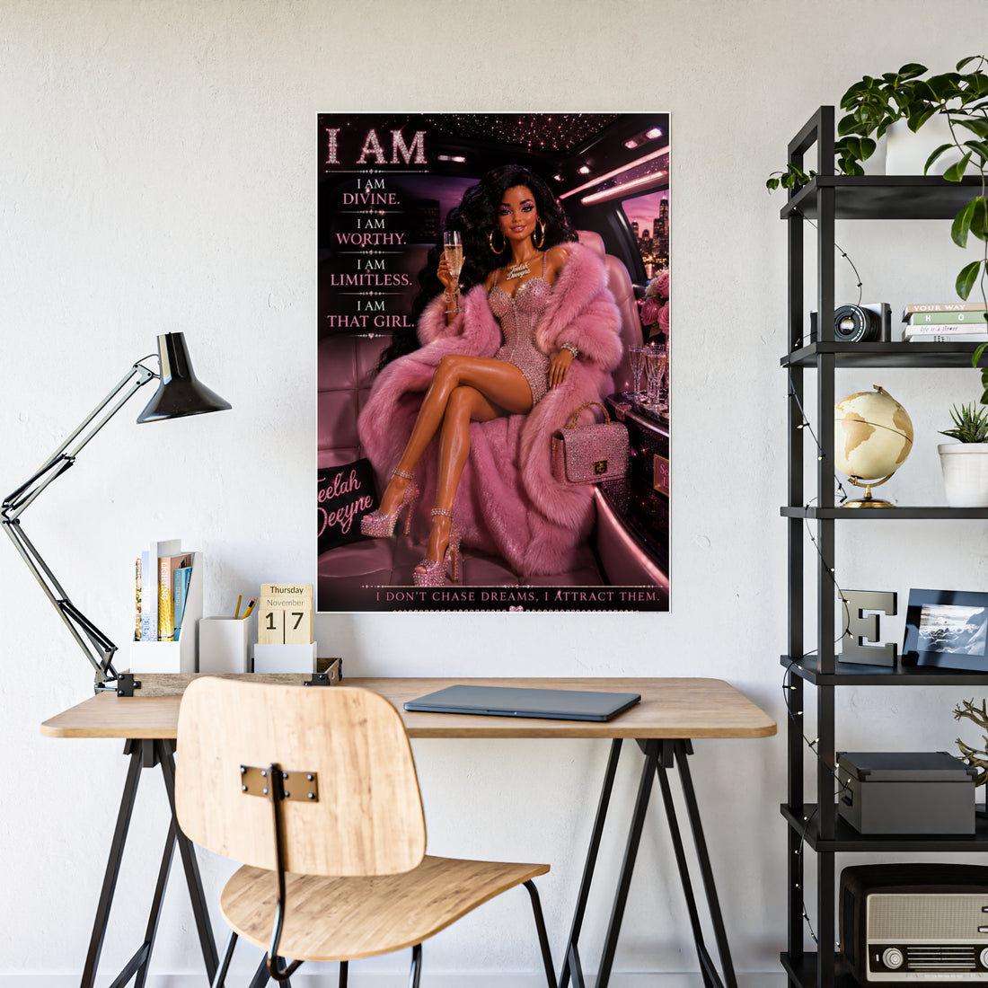 I Am Affirmations Gloss Poster