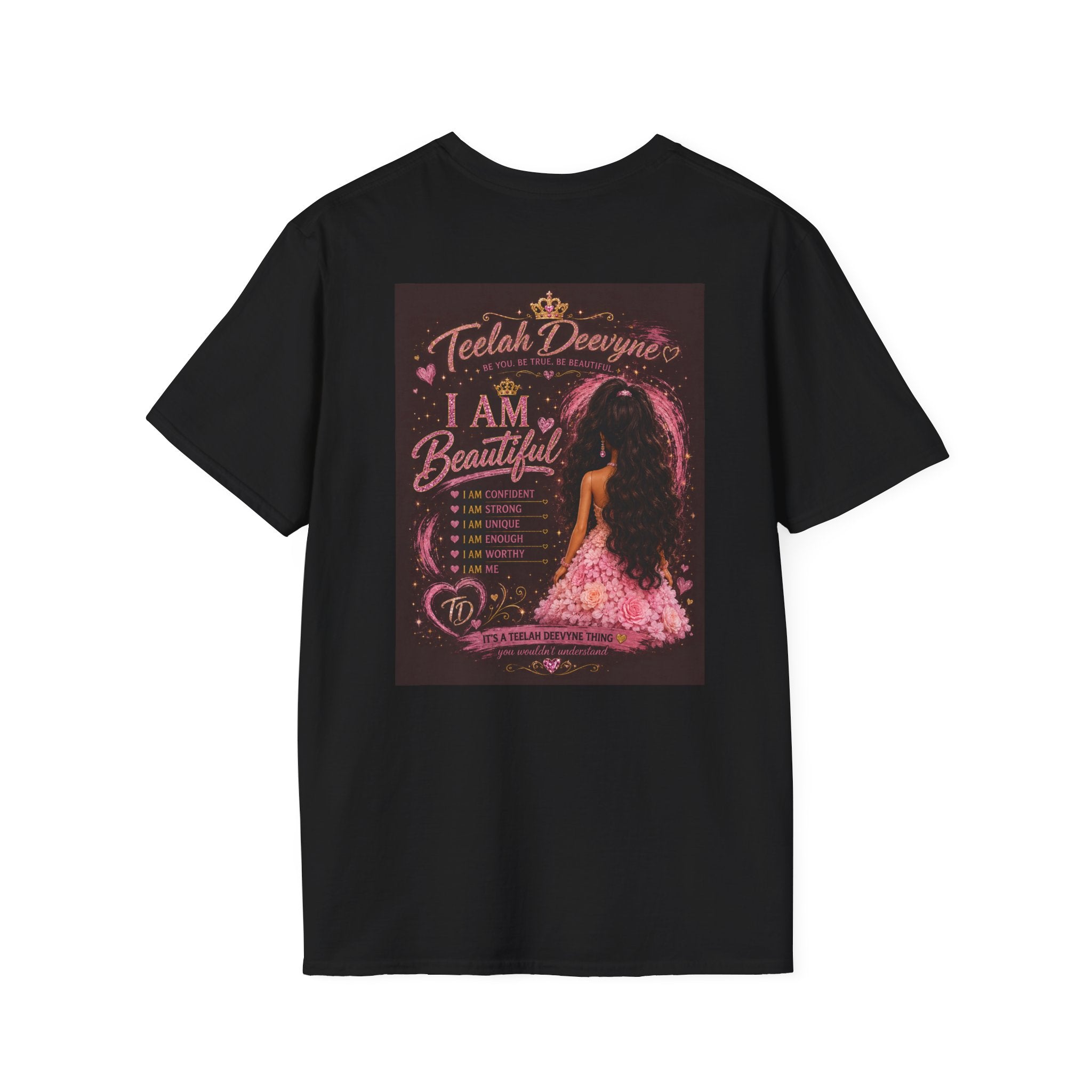 I AM Beautiful T-Shirt — Empowering Girl Power Tee