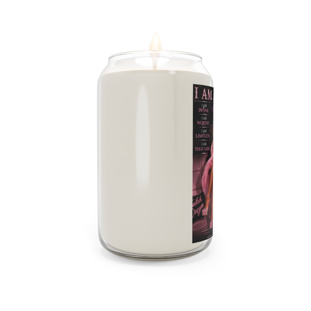 I Am Affirmation Glam Candle | Soy Candle, 13.75oz